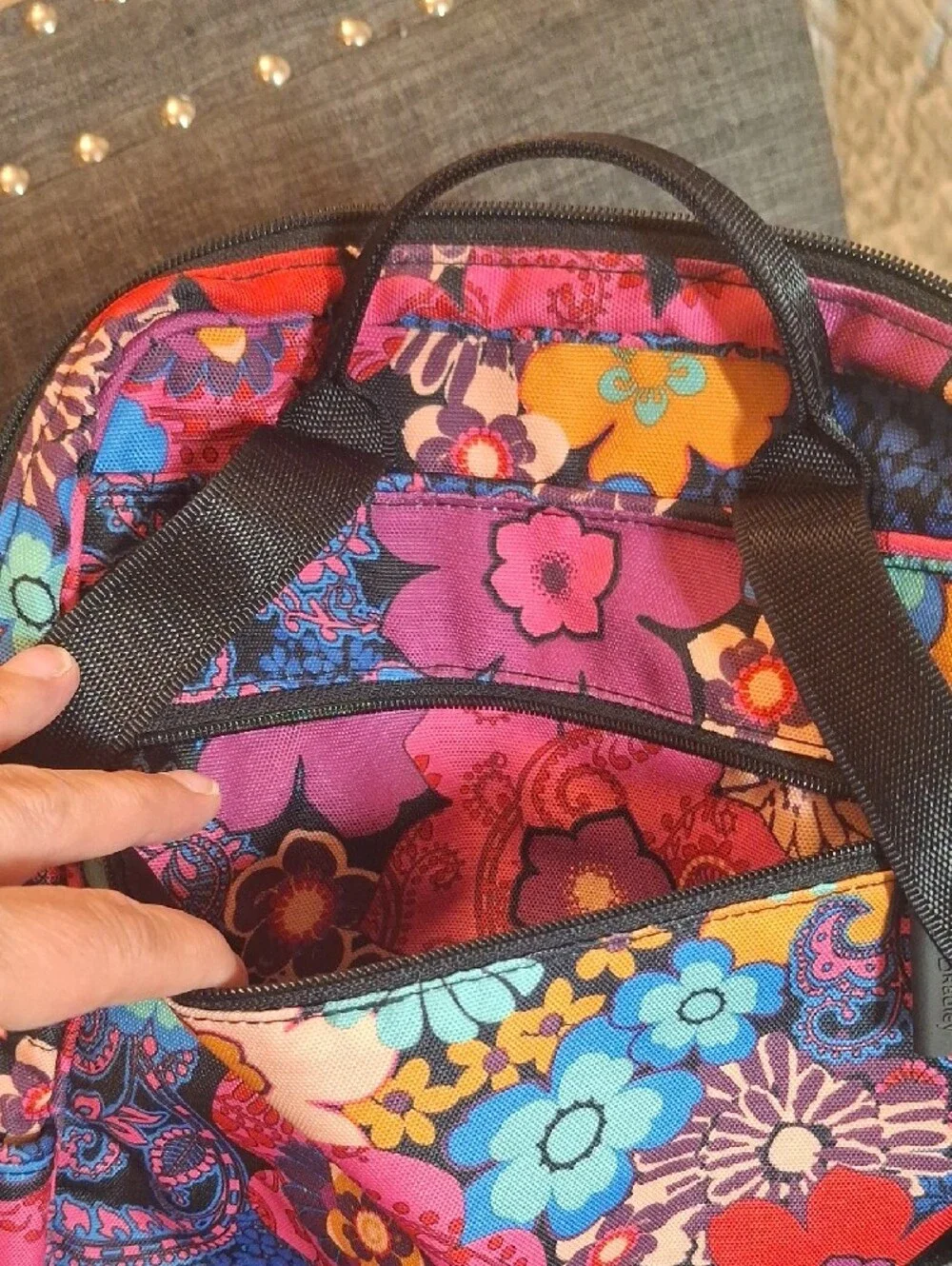 Vera Bradley Bright Floral Multi-Color Backpack